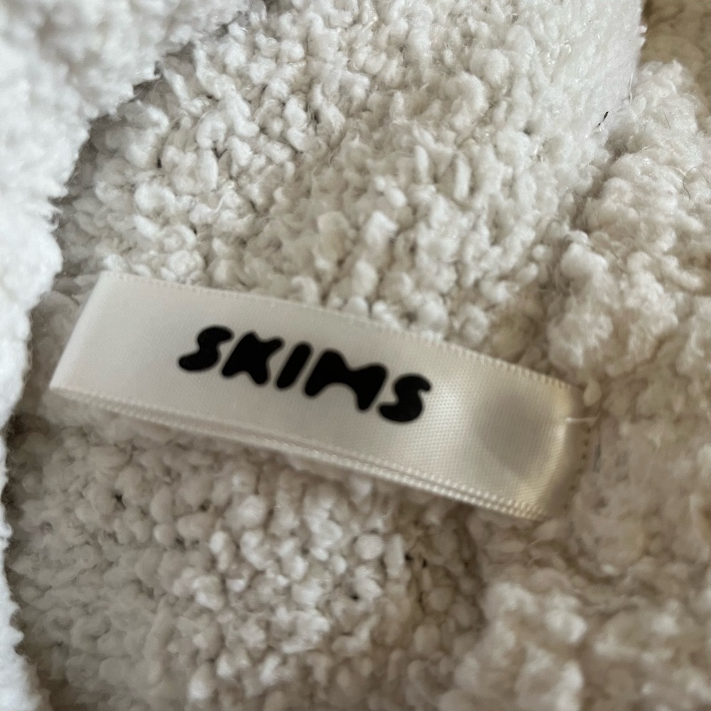 Skims White Loungewear.  Top not included.